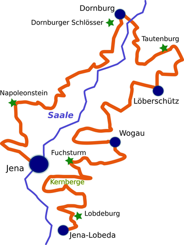 Wandern bei Jena: Entdecken Sie die SaaleHorizontale